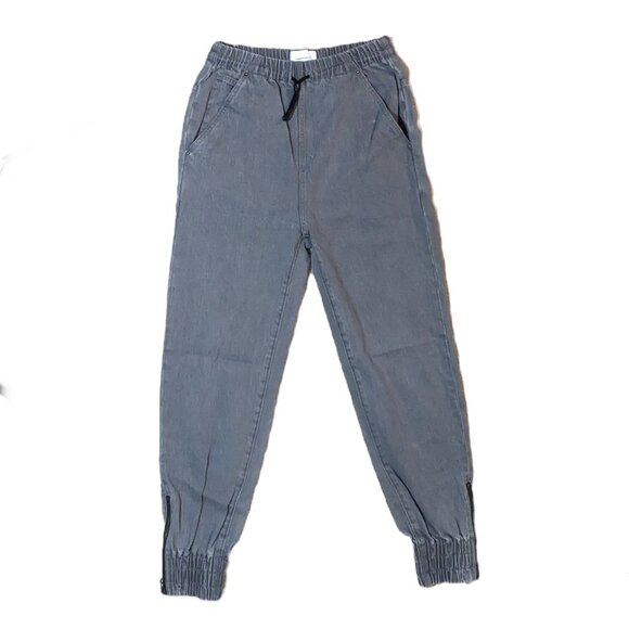 Current/Elliot Denim Gray Wash Joggers Size 1 Preowned - Picture 1 of 4